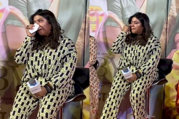 Ekta Kapoor Got Trolled For Crying At The Trailer Launch Event