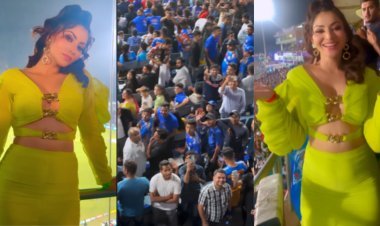 Urvashi Rautela gets a standing ovation at the IPL by her fans, grooves to Shahrukh Khan's  Koi Mil Gaya