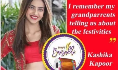 Actress Kashika Kapoor emphasizes the importance of positivity as she wishes everyone a Happy Baisakhi