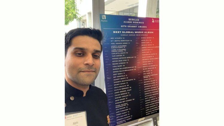 An American Dream for Grammy nominee Abhi Acharya