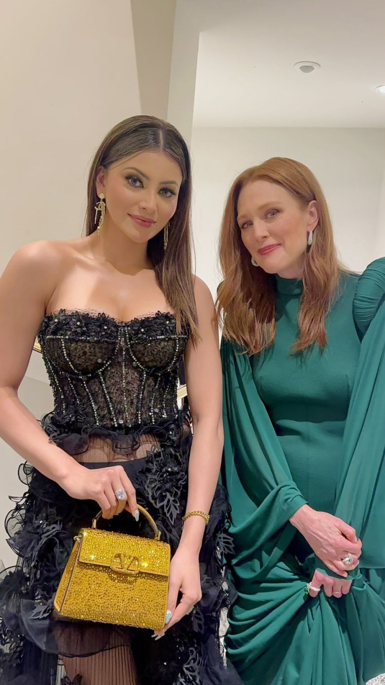 Cannes Film Festival 2023-Urvashi Rautela officially joins the rank with Academy award & golden globe winner Julianne Moore