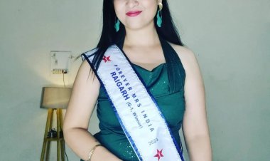 Meenakshi Rao as Newly Crowned Mrs Raigarh 2023 organised by Forever Star India