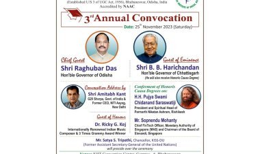 Third Annual Convocation of KISS Deemed to be University