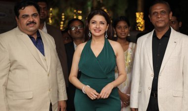 Bhagyashree's Grand Entrance: A Star-Studded Affair at Green Valley Beach Resort Opening in Goa