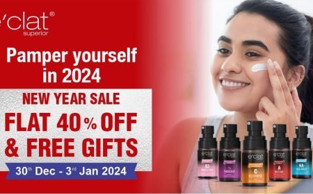 Celebrate the New Year with Unbeatable Offers from India’s leading facial serum brand – e’clat!