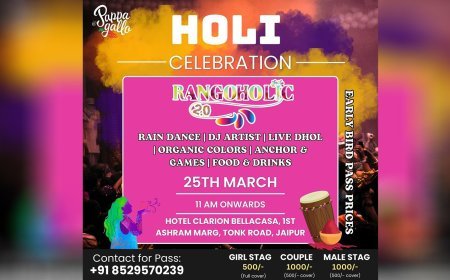 RANGOHOLIC 2.0: A Colorful Extravaganza to Enliven Jaipur’s Holi Celebrations