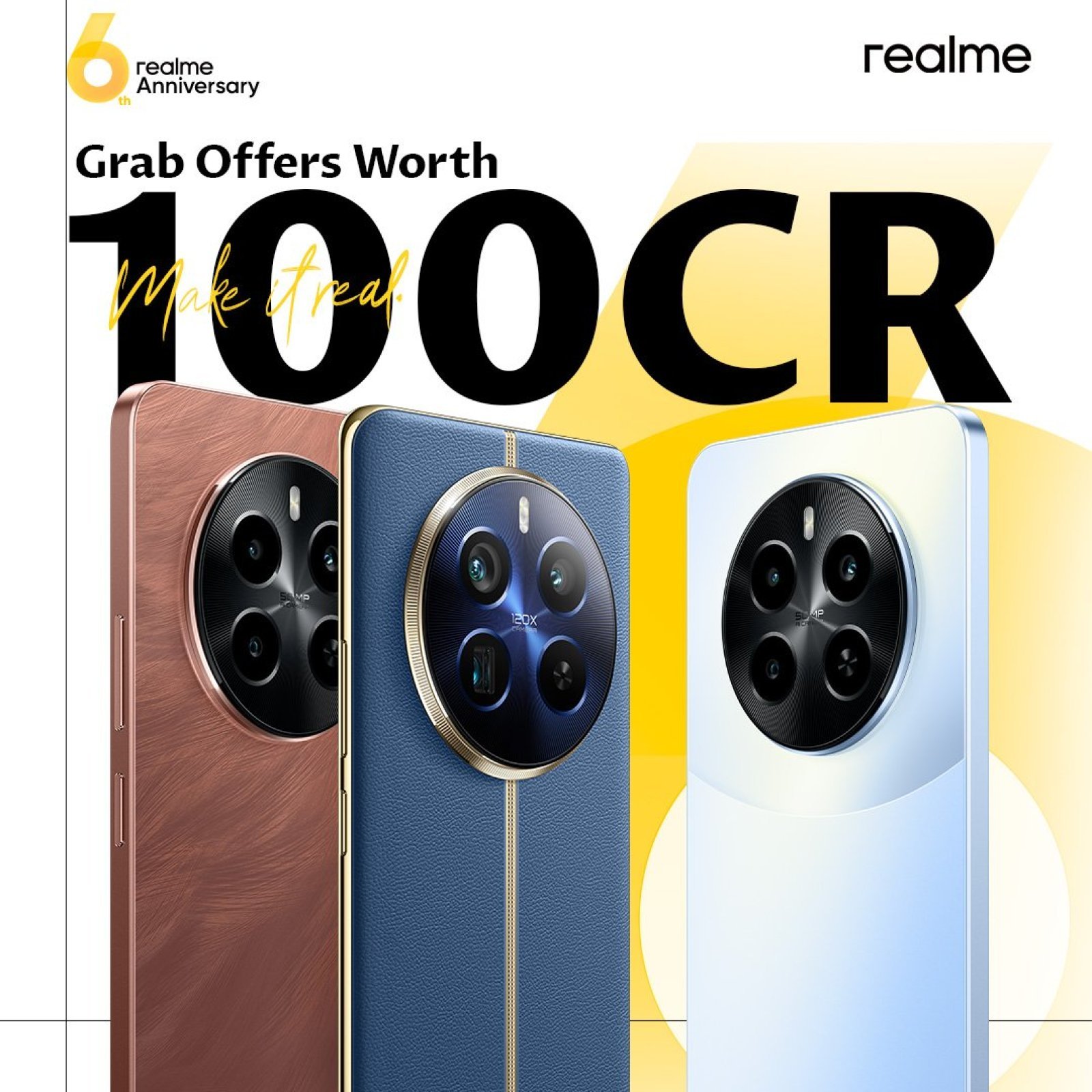 Realme Unveils Exciting Deals in 6th Anniversary Sale: Grab Discounts on Smartphones & AIOT Products!