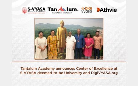 Partnership Between Tantalum Academy and S-VYASA University Brings Yoga and Soft Skills to Indian Education