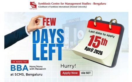 SCMS Bengaluru BBA Admissions via SET 2026: Apply for SET by 15 April and SCMS Bengaluru Registration by 21 May