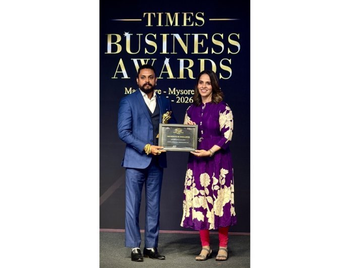 Lanchulal KS Honored as Business & Entertainment Personality of the Year at Times Business Awards 2025–26